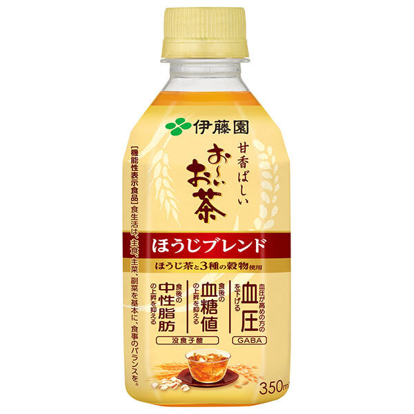 伊藤園 お〜いお茶 ほうじ茶ブレンド【機能性表示食品】 350mlペットボトル×24本入【日本出荷】