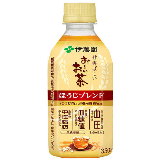 伊藤園 お〜いお茶 ほうじ茶ブレンド【機能性表示食品】 350mlペットボトル×24本入【日本出荷】