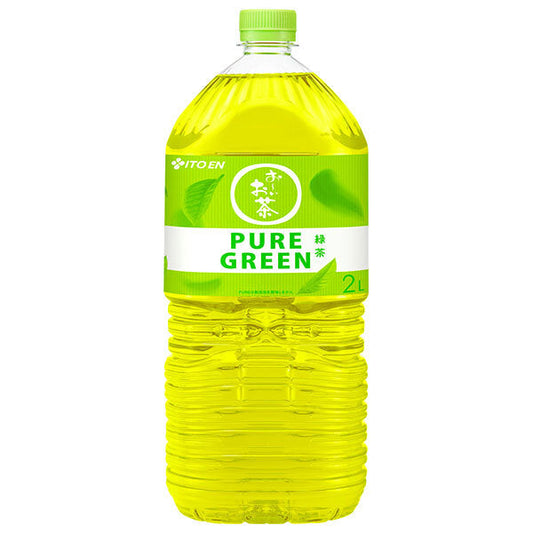 伊藤園 お〜いお茶 PURE GREEN 2Lペットボトル×6本入【日本出荷】