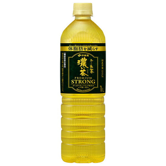 Itoen Oi Ocha Koicha PREMIUM STRONG 1L plastic bottle x 12 pieces [Shipped in Japan]