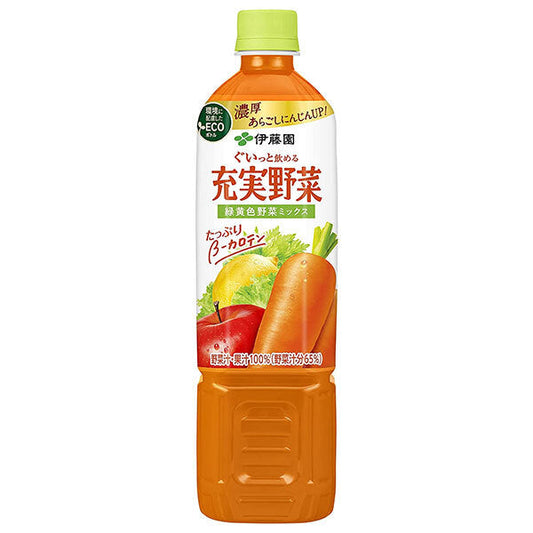 Itoen Complete Vegetables Green and Yellow Vegetable Mix 740g PET bottles x 15 pieces [Shipped in Japan]