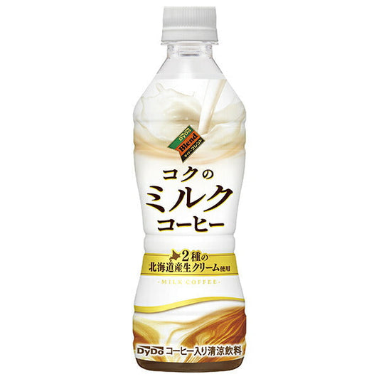 Dydo Dydo Blend Rich Milk Coffee, 430ml PET Bottles x 24 [Ships from Japan] 