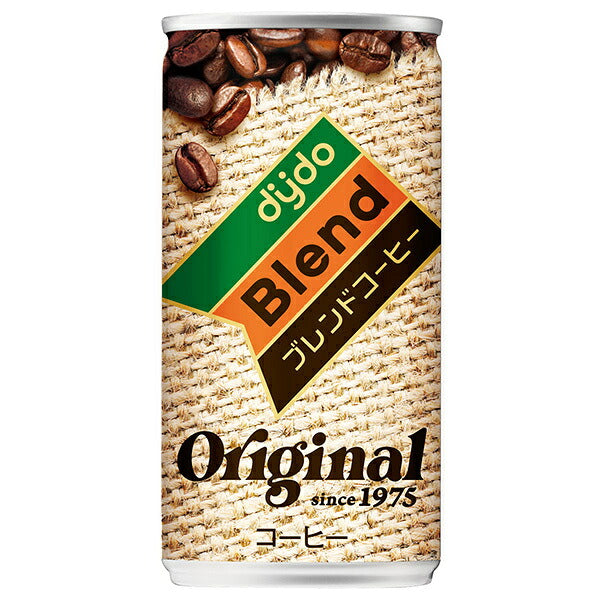 DyDo Blend Coffee Original, 6-Can Pack (185 g Cans x 6) x 5 Packs [Ships from Japan]