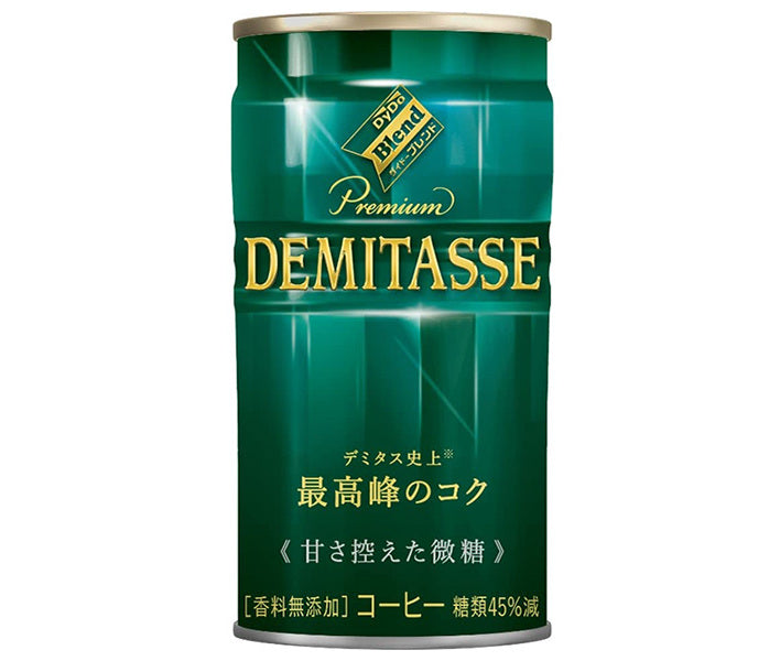 Dydo Blend Premium Demitasse Lightly Sweetened Coffee, 150g Can x 30 Cans [Ships from Japan] 