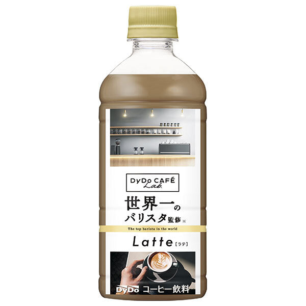 Dydo Dydo Cafe Labo Latte, Supervised by the World's Best Barista, 500ml PET Bottles x 24 [Ships from Japan] 