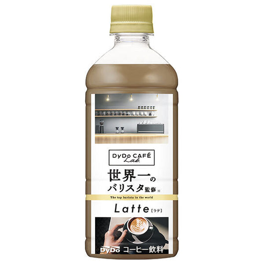 Dydo Dydo Cafe Labo Latte, Supervised by the World's Best Barista, 500ml PET Bottles x 24 [Ships from Japan] 