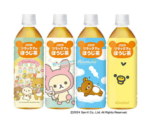 DyDo Rilakkuma Houjicha 500ml plastic bottle x 24 bottles [shipped in Japan]