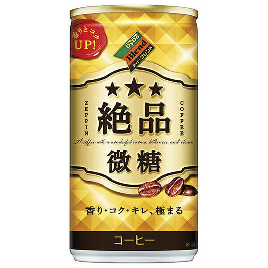 Dydo Dydo Blend Excellent Lightly Sweetened Coffee, 185g Can x 30 Cans [Ships from Japan] 