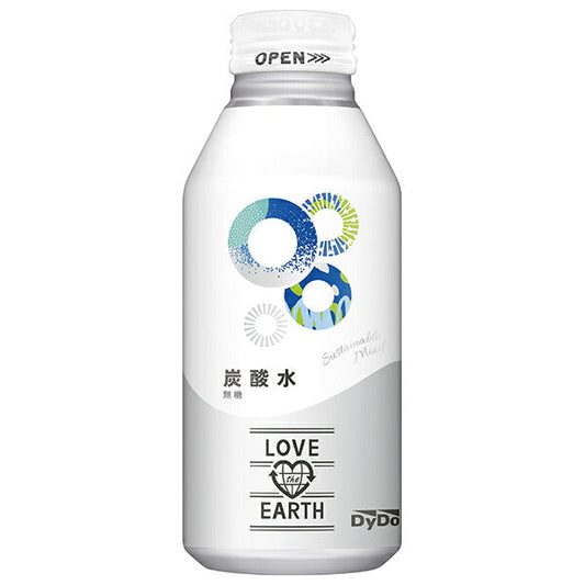 DyDo LOVE the EARTH carbonated water 400g bottle can x 24 pieces [shipped in Japan]