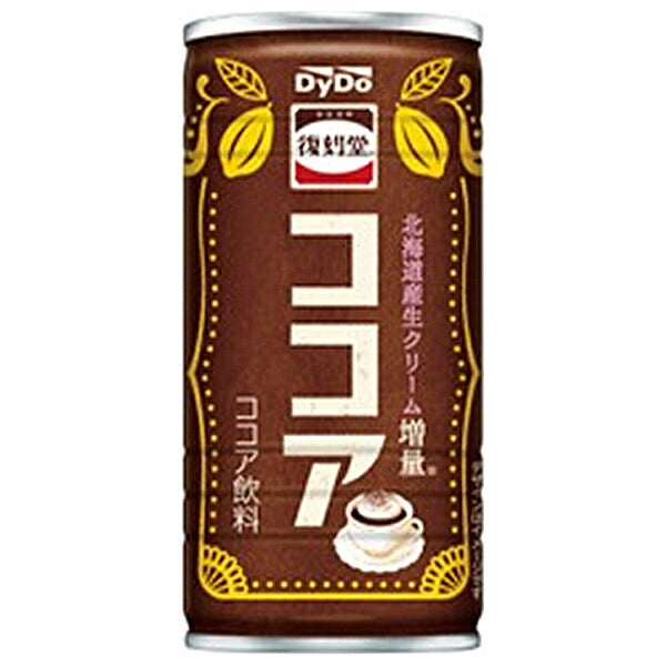 DyDo Fukurekido Cocoa, 185 g Cans x 30 [Ships from Japan]