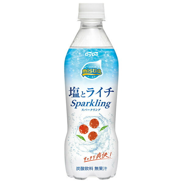 ダイドー 熱中症対策 ミスティオ 塩とライチ スパークリング 410mlペットボトル×24本入【日本出荷】