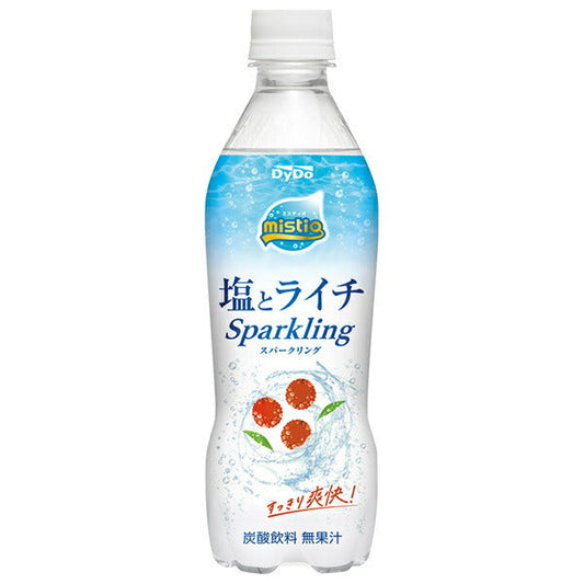 ダイドー 熱中症対策 ミスティオ 塩とライチ スパークリング 410mlペットボトル×24本入【日本出荷】
