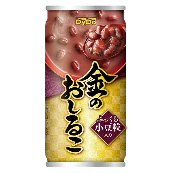 DyDo Golden Oshiruko Sweet Red Bean Drink, Canned 185 g x 30 Cans [Ships from Japan]