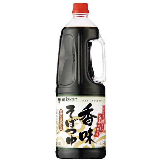 Mitsukan Flavored Soba Soup, 1.8L PET Bottle x 6 [Ships from Japan] 