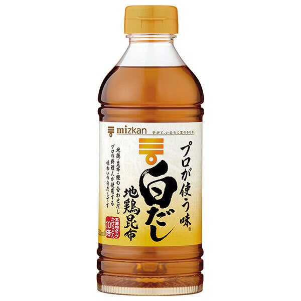 Mizkan Professional Flavor White Dashi 500ml PET bottles x 12 bottles [Shipped in Japan]