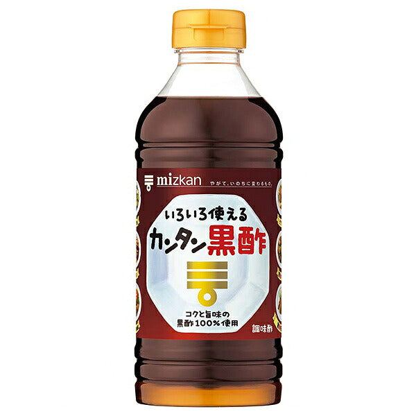 Mizkan Easy Black Vinegar 500ml PET Bottles x 12 [Ships from Japan]