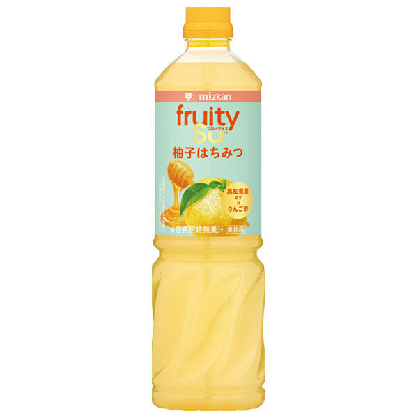 ミツカン 業務用 フルーティス りんご酢柚子はちみつ 1000mlペットボトル×8本入【日本出荷】