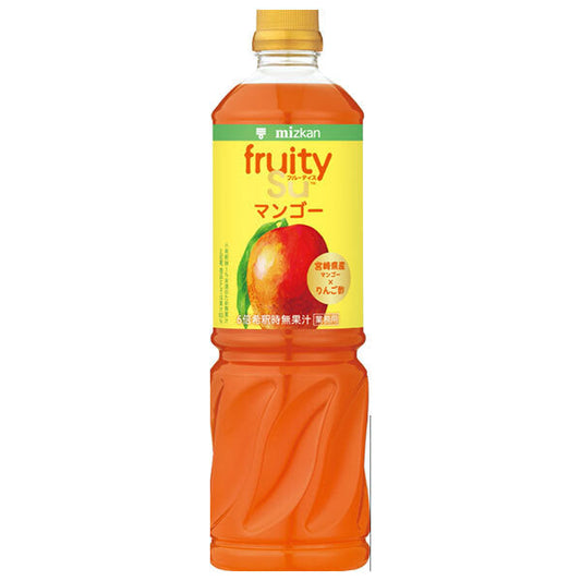 Mitsukan Commercial Fruitis Apple Cider Vinegar Mango (6x concentrated type) 1000ml plastic bottles x 8 bottles [shipped in Japan]