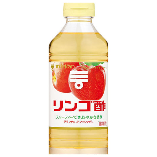 Mitsukan Apple Cider Vinegar, 500ml PET Bottle x 12 Bottles [Ships from Japan] 