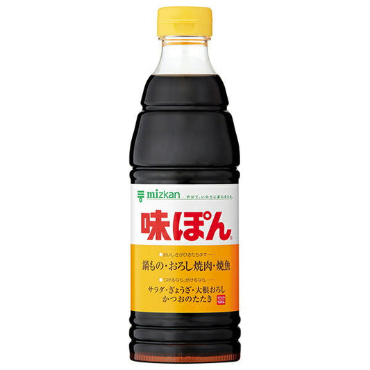 Mitsukan Ajipon 600ml x 12 bottles [shipped in Japan]
