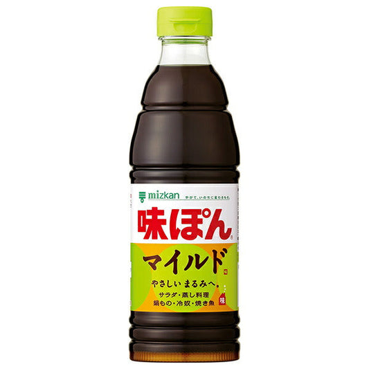 Mitsukan Ajipon MILD 600ml x 12 bottles [shipped in Japan]