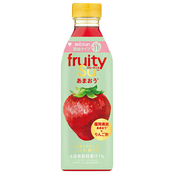 ミツカン フルーティス あまおう(濃縮) 500mlペットボトル×6本入【日本出荷】