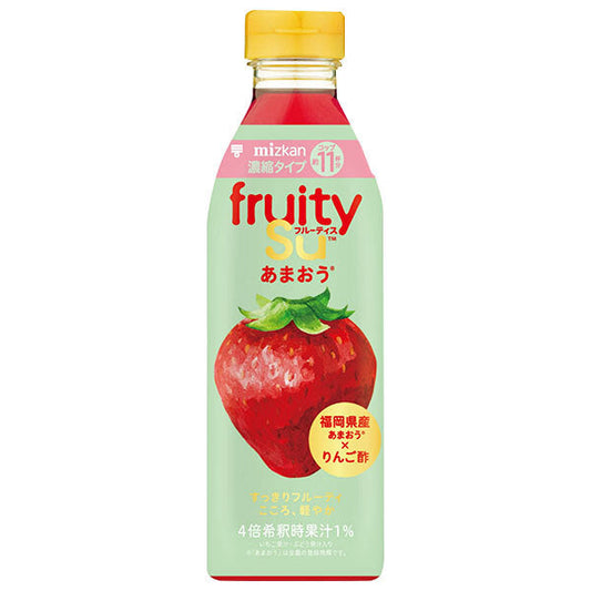 ミツカン フルーティス あまおう(濃縮) 500mlペットボトル×6本入【日本出荷】