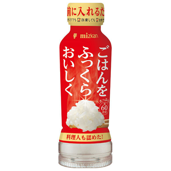 ミツカン ごはんをふっくらおいしく (炊飯改良商品) 190ml×12本入【日本出荷】