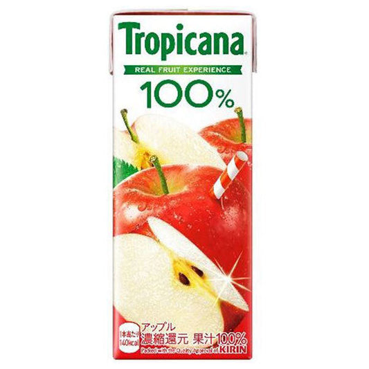 キリン トロピカーナ 100% アップル 250ml紙パック×24本入【日本出荷】