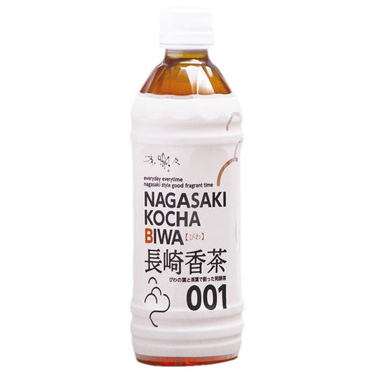 Oasis Nagasaki Kocha Biwa 500ml plastic bottle x 24 pieces [shipped in Japan]