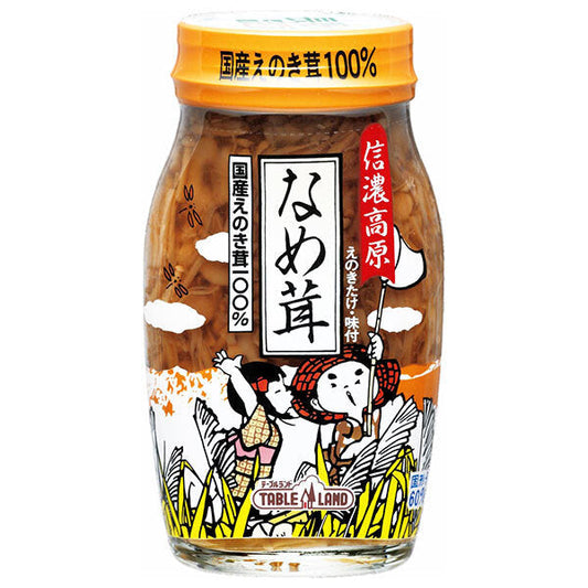 Maruzen Foods Tableland Shinano Plateau Nametake Mushrooms (60%), 120g Bottle x 30 [Ships from Japan] 