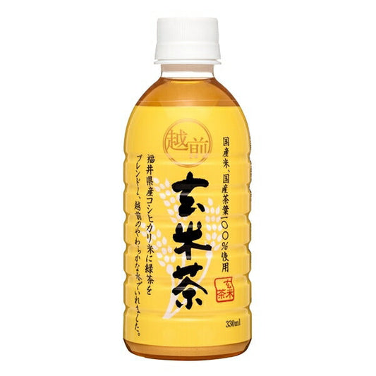 Morita (High Peace) Echizen Genmaicha 330ml PET x 24 bottles [Shipped in Japan]