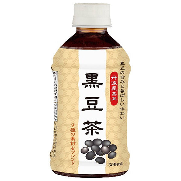 Morita (High Peace) Black Bean Tea Hot & Cold 350ml PET x 24 bottles [Shipped in Japan]