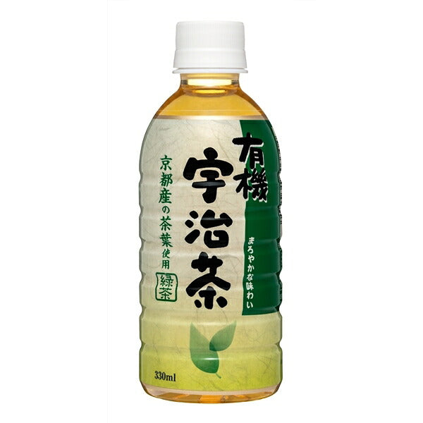 盛田(ハイピース) 有機宇治茶 330mlペットボトル×24本入【日本出荷】
