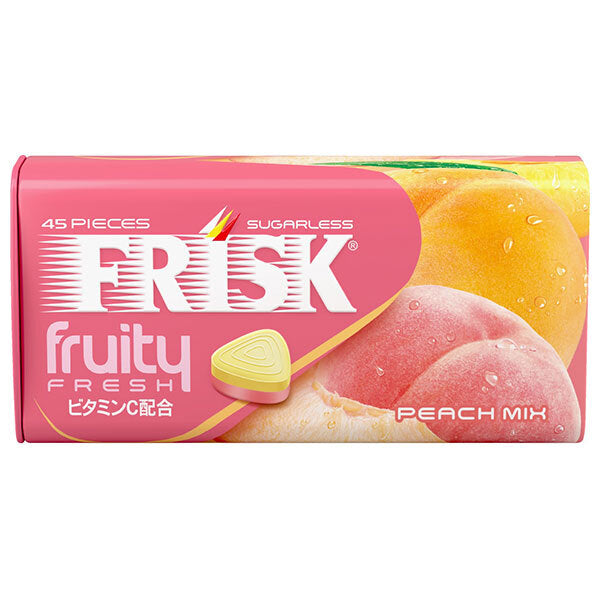Kracie Foods Frisk Fruity Fresh Peach Mix 31.5g x 9 pieces [Shipped in Japan]