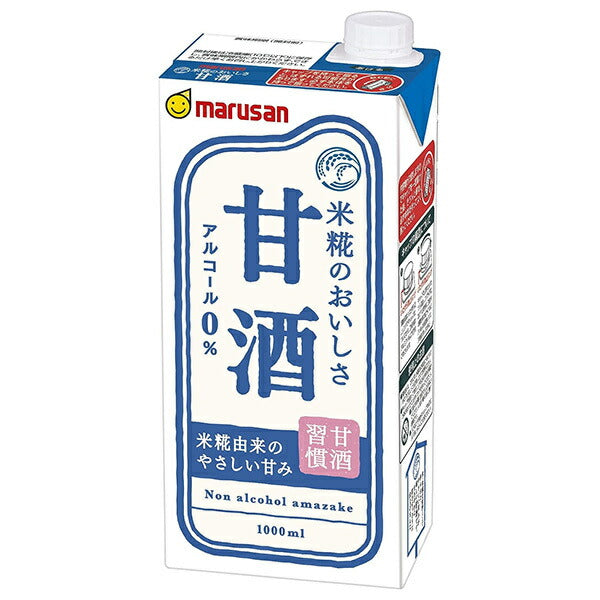 Marusan Ai Amazake 1000ml paper pack x 6 bottles [shipped in Japan]