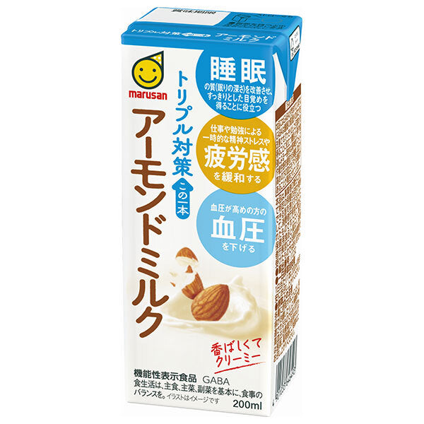 マルサンアイ トリプル対策 この一本 アーモンドミルク 200ml紙パック×24本入【日本出荷】