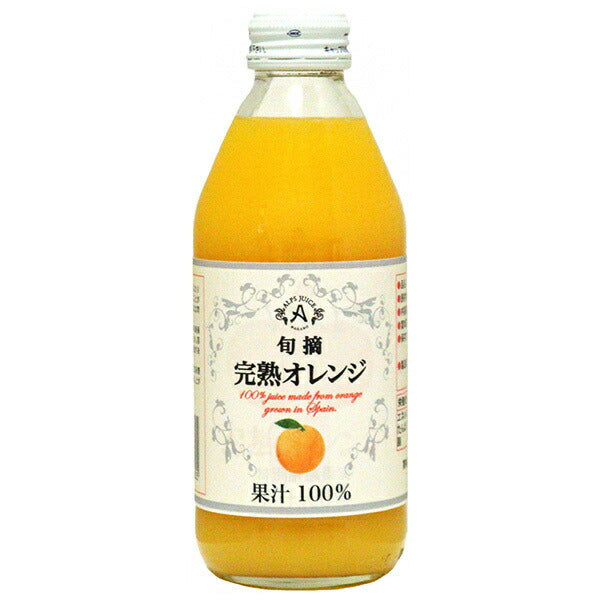 Alps Ripe Orange Juice 250ml bottle x 24 bottles [shipped in Japan]