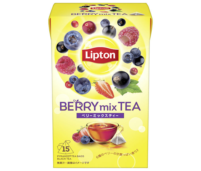 Lipton Berry Mix Tea Bags, 15 bags x 6 packs [Ships from Japan] 