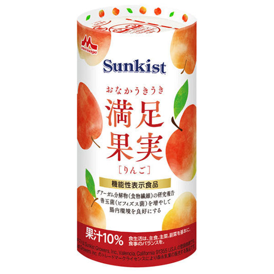 クリニコ Sunkist(サンキスト) おなかうきうき満足果実 りんご 125ml紙パック×18本入【日本出荷】