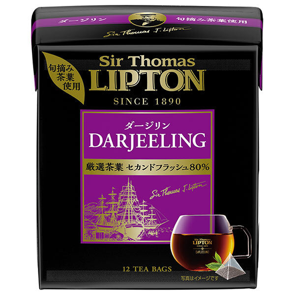 リプトン サー トーマス リプトン ダージリン ティーバッグ(セカンドフラッシュ80%) 12袋×6箱入【日本出荷】