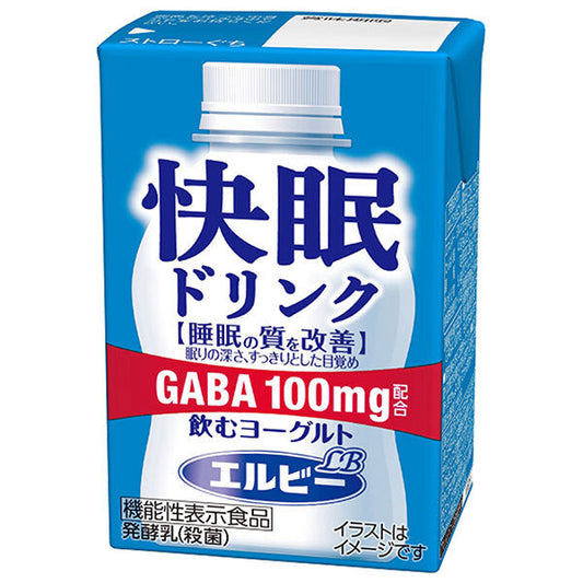 LB Sleep Drink, Yogurt Drink, 125ml Paper Carton x 24 Bottles [Ships from Japan] 