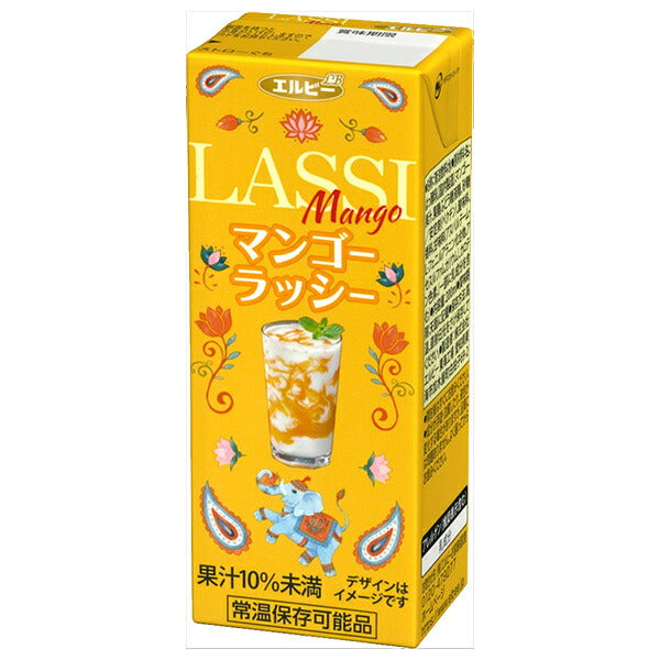 LB WorldTrip Mango Lassi, 200ml paper carton x 24 [Ships from Japan] 