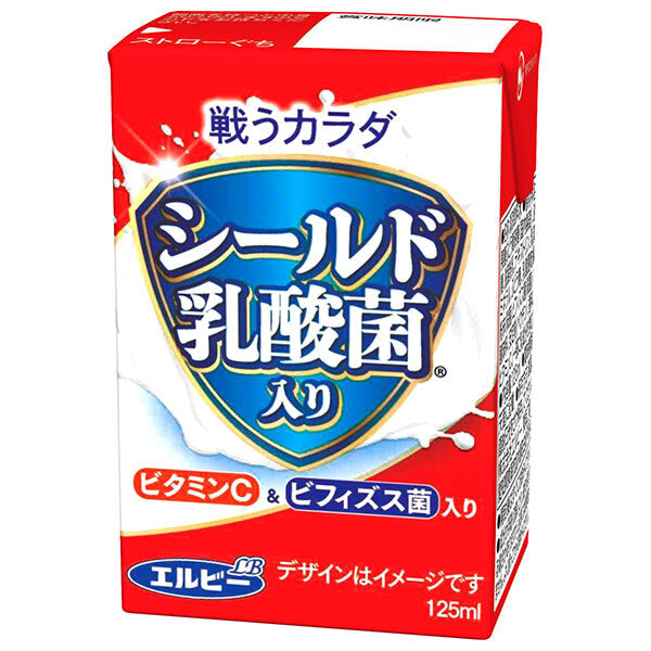 エルビー 戦うカラダ シールド乳酸菌入り 125ml紙パック×24本入【日本出荷】
