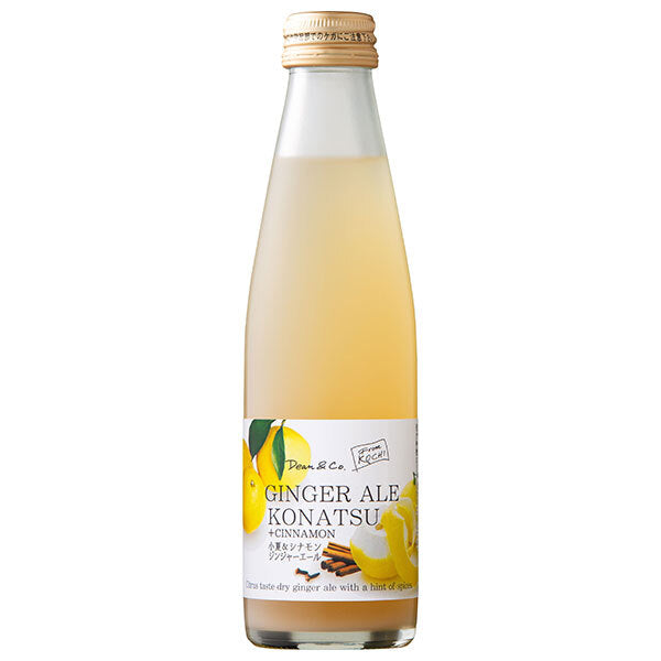 Marukai Dean&Co. Dean & Co. Konatsu & Cinnamon Ginger Ale 195ml bottle x 24 bottles [Shipped in Japan]