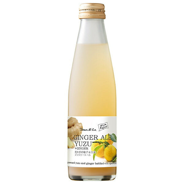Marukai Dean & Co. Yuzu Ginger Ale, 195ml Bottles x 24 [Ships from Japan] 