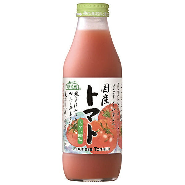 Marukai Corporation Junzo Select Domestic Tomatoes, 500ml Bottle x 12 Bottles [Ships from Japan] 