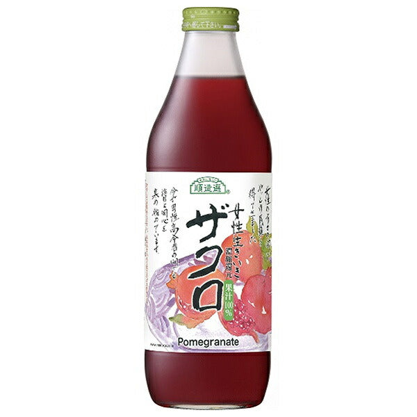 マルカイ 順造選 女性生きいきザクロジュース 1000ml瓶×12(6×2)本入【日本出荷】