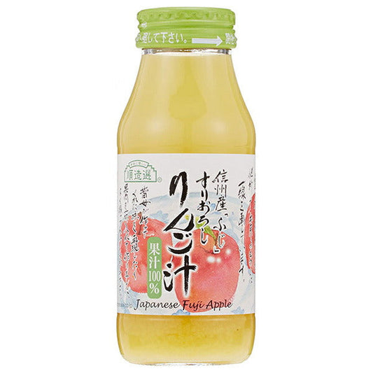 マルカイ 順造選 すりおろしりんご汁 180ml瓶×20本入【日本出荷】