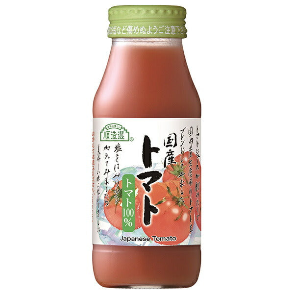 Marukai Corporation Junzo Select Domestic Tomatoes, 180ml Bottle x 20 Bottles [Ships from Japan] 